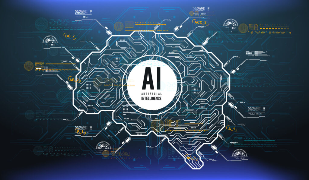 Cerveau qui représente l'intelligence artificielle